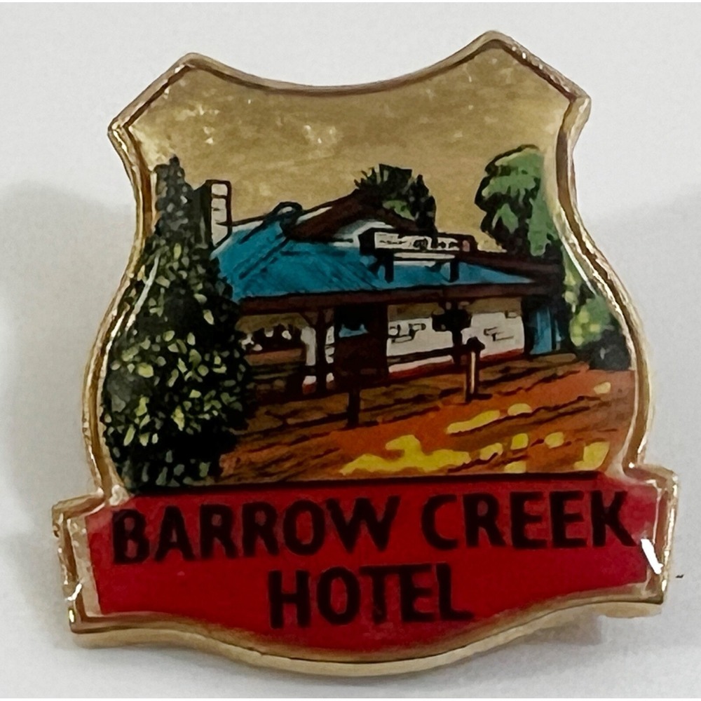 Barrow‎ Creek Hotel Davenport Australia travel Hat Lapel Enamel Pin
